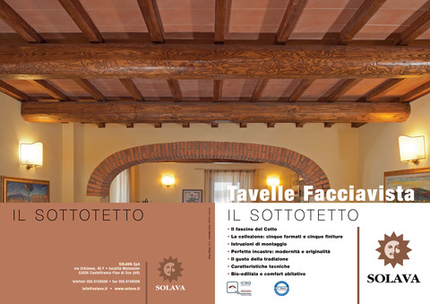 Brochure Tavelle Sottotetto 