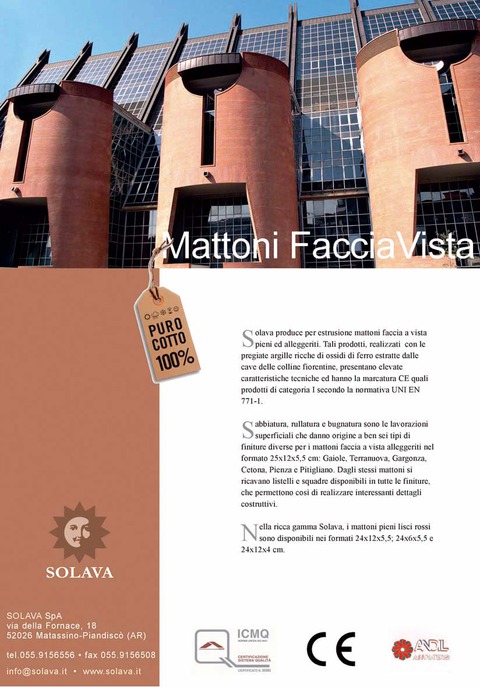 Mattoni Facciavista Estrusi