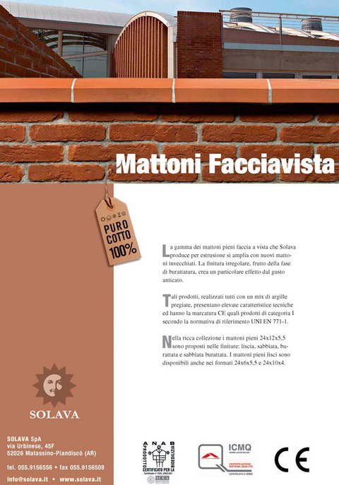 Mattoni Facciavista Burattati